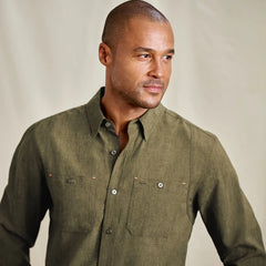 Men's Tech Chambray Long-Sleeve Work Shirt
