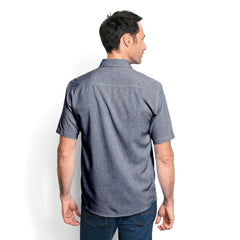 Men's Tech Chambray Short-Sleeve Work Shirt