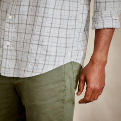 Men's Sunderland Brushed Twill Long-Sleeve Shirt