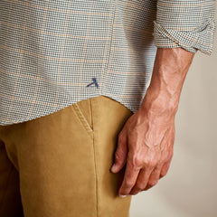 Spencer Houndstooth Pure Cotton Long-Sleeve Shirt