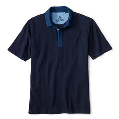 Angler's Indigo Colorblock Polo