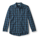 Women's Heritage Poplin Plaid Long-Sleeve Shirt