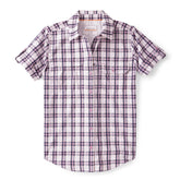 Women's Open Air Caster Plaid Short-Sleeve Shirt