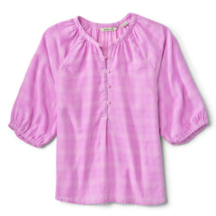 Lightweight Blouson-Sleeve Shirt