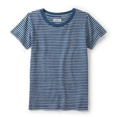 Women's Indigo Striped Short-Sleeve Tee