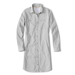 River Guide Plaid Shirt Dress