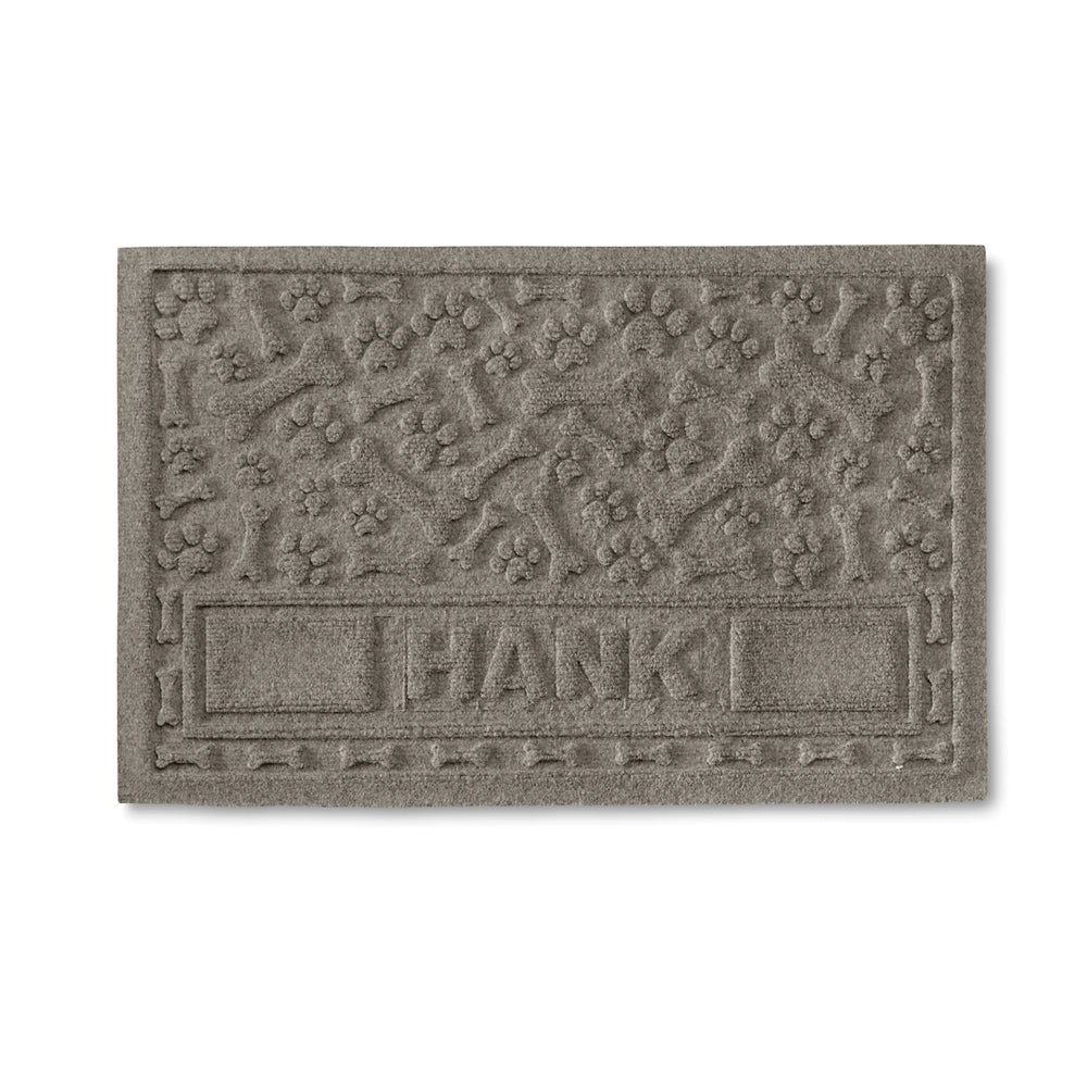 Personalized Recycled WaterHog® Paws & Bones Placemat