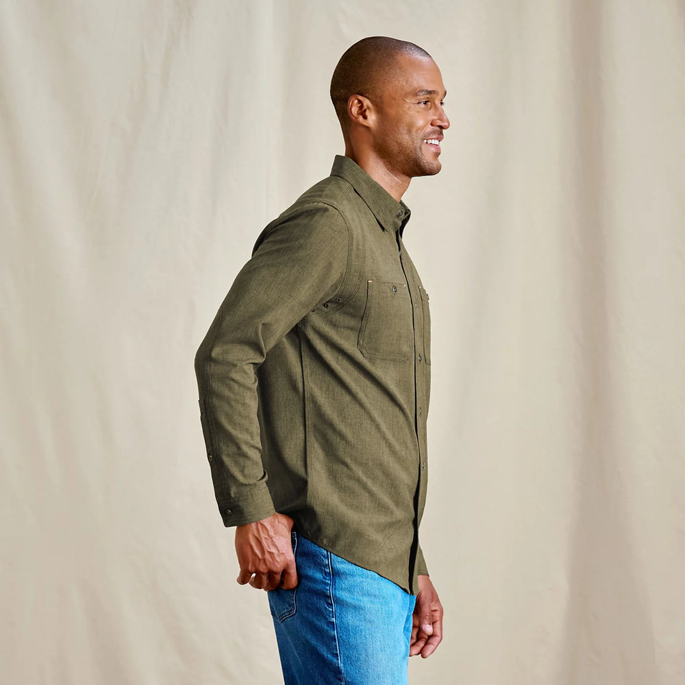 Men's Tech Chambray Long-Sleeve Work Shirt