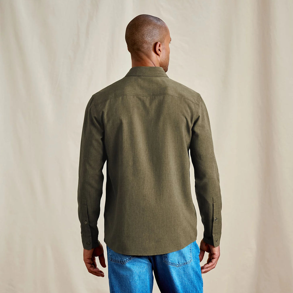 Men's Tech Chambray Long-Sleeve Work Shirt