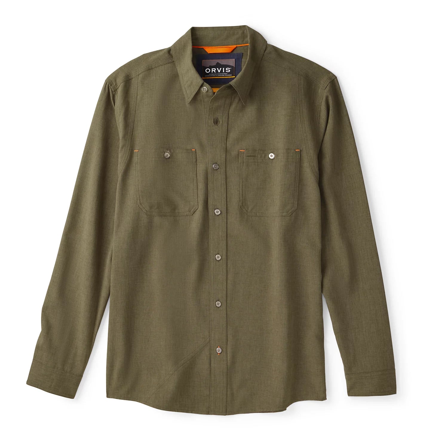 Men's Tech Chambray Long-Sleeve Work Shirt