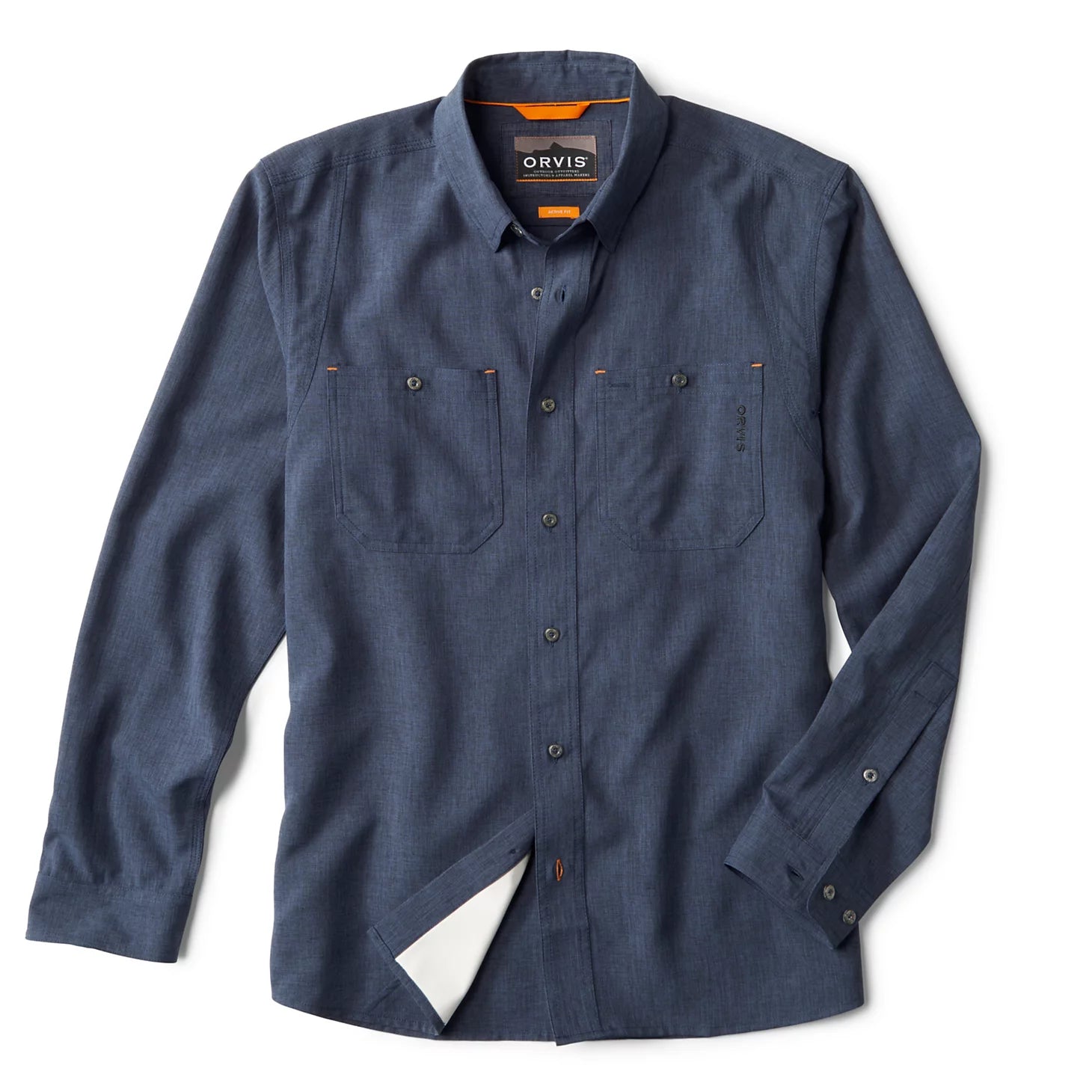 Men's Tech Chambray Long-Sleeve Work Shirt