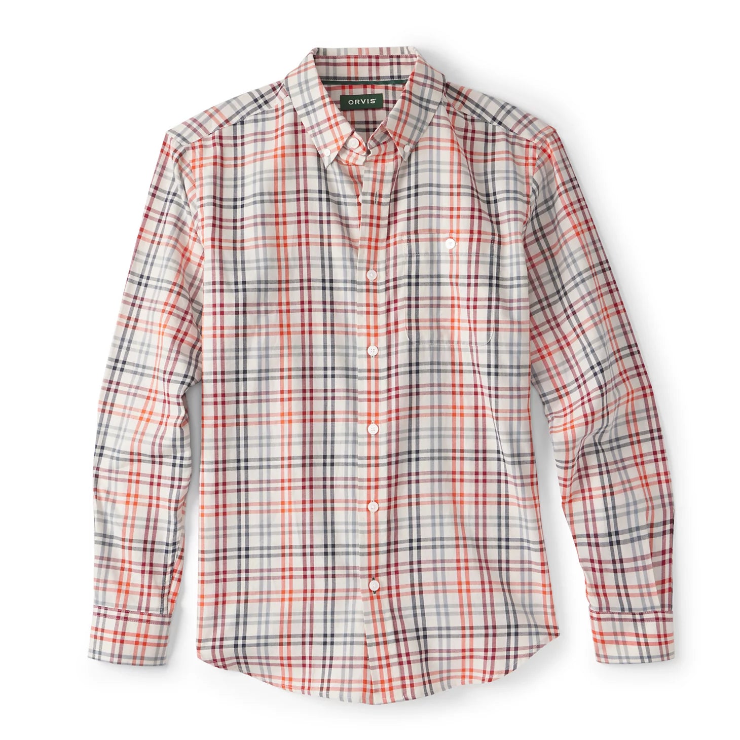 Country Twill Long-Sleeve Button-Down Shirt