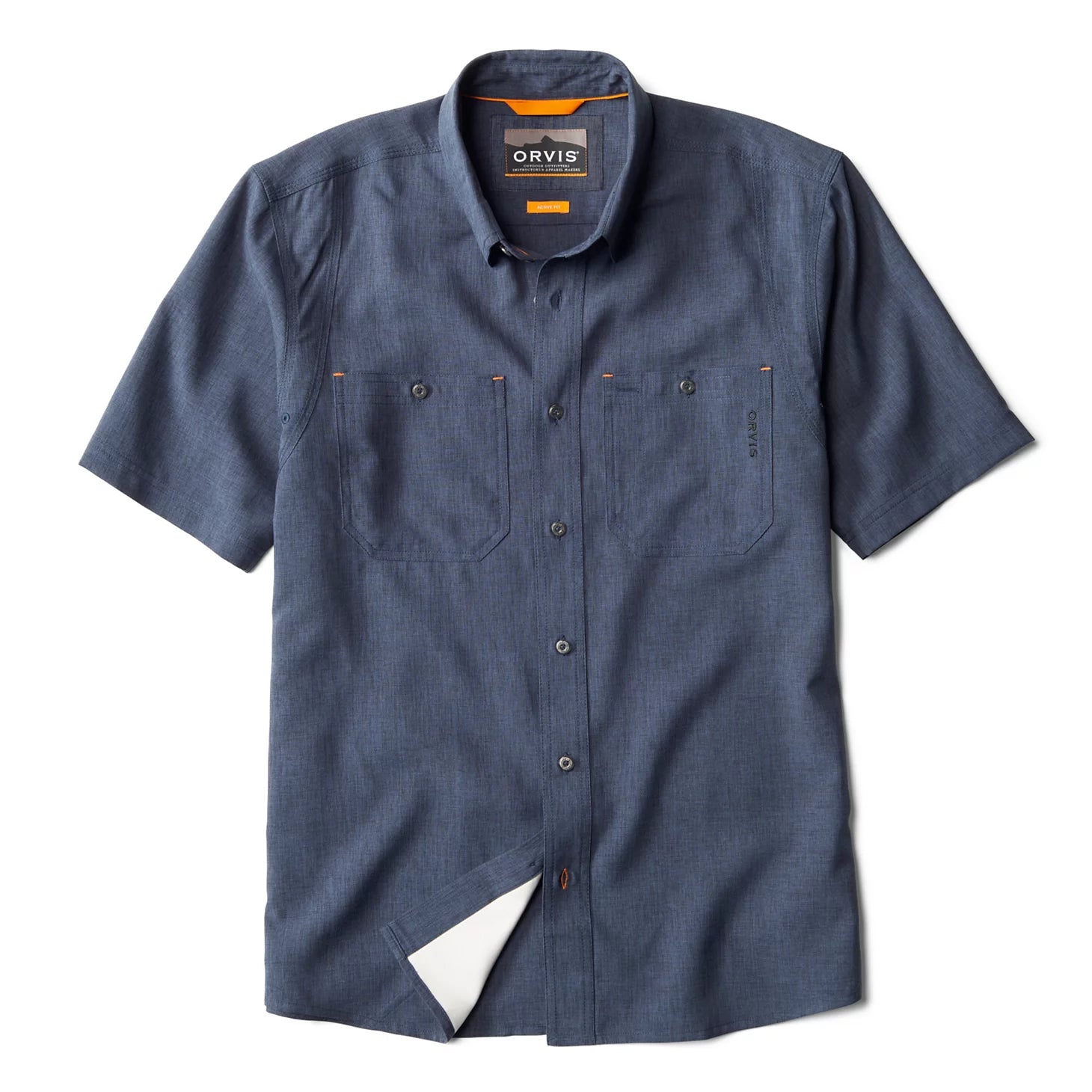 Men's Tech Chambray Short-Sleeve Work Shirt