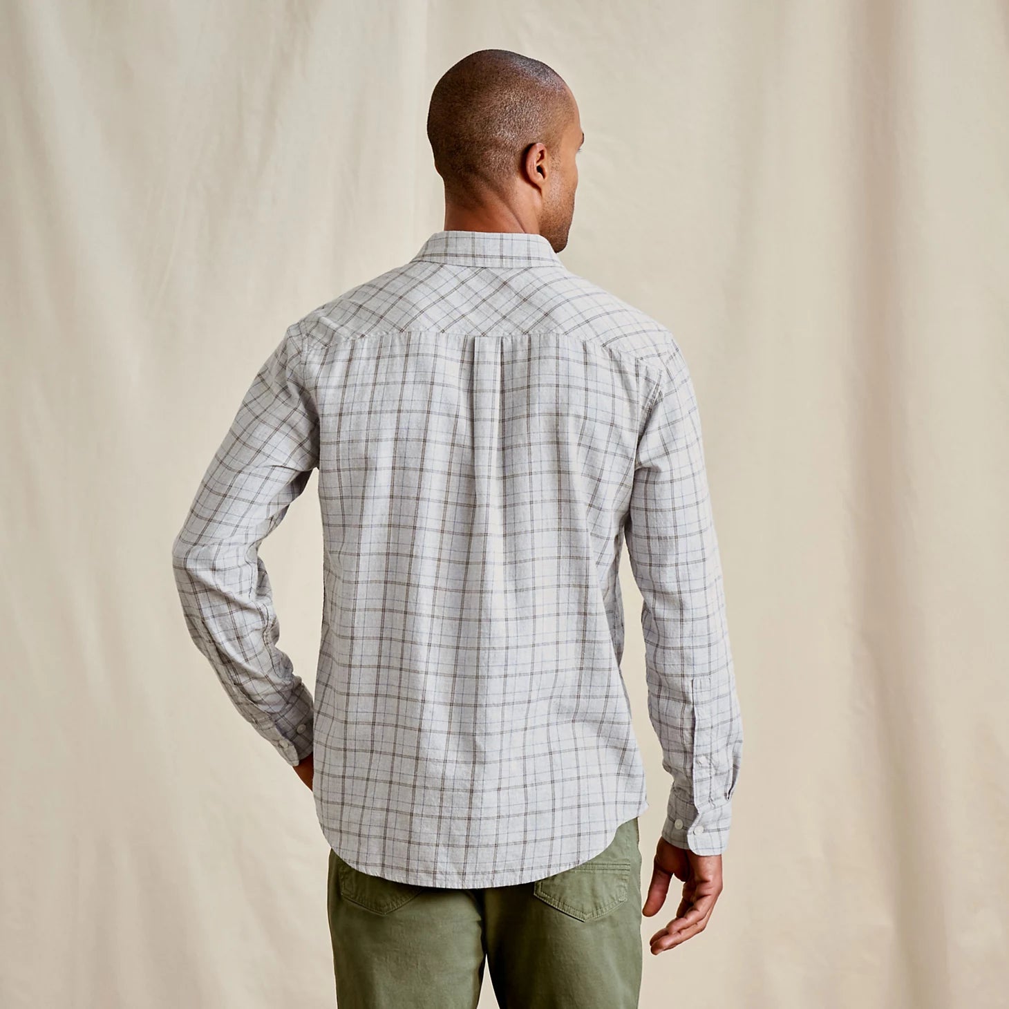 Men's Sunderland Brushed Twill Long-Sleeve Shirt