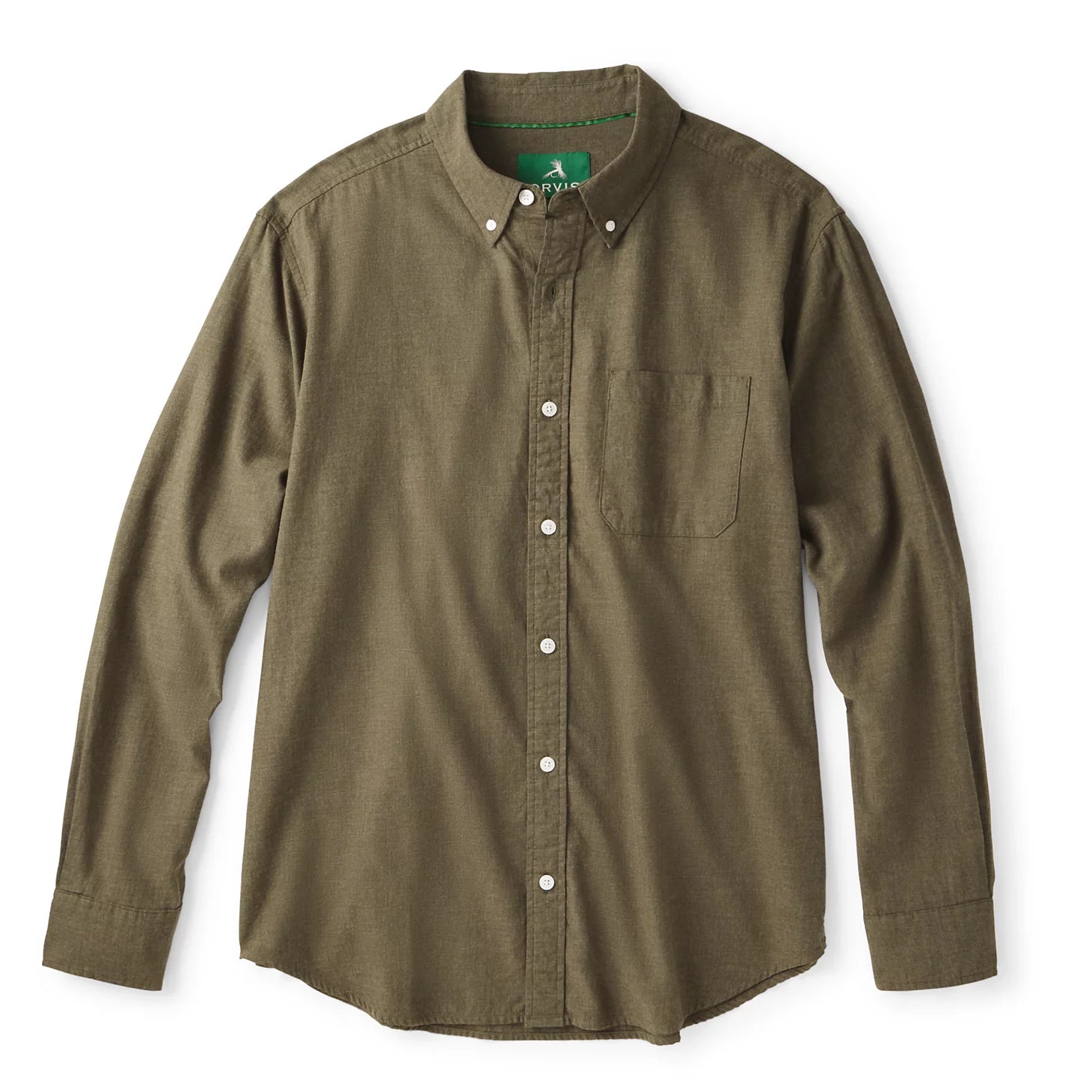 Men's Sunderland Brushed Twill Long-Sleeve Shirt