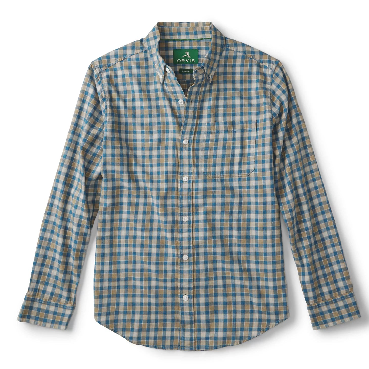 Men's Sunderland Brushed Twill Long-Sleeve Shirt