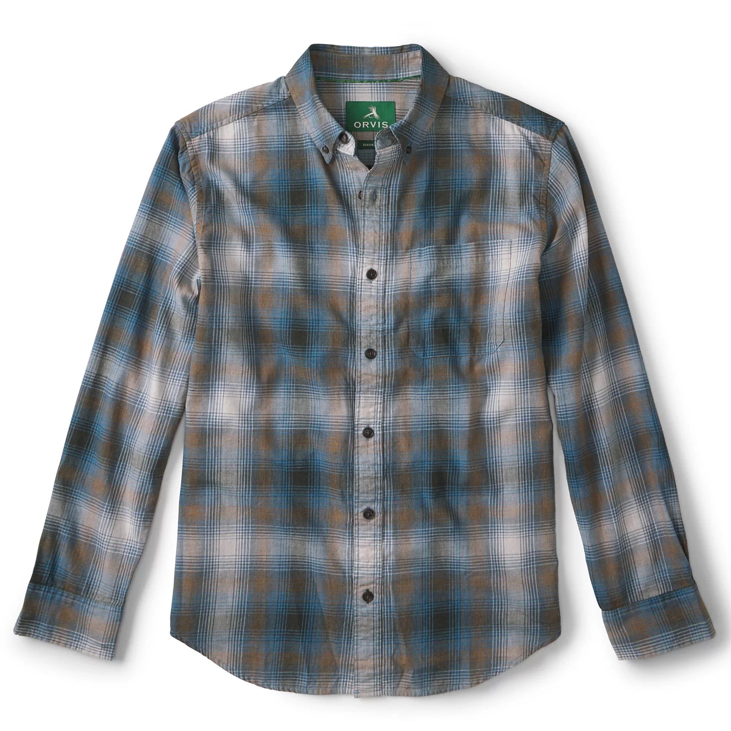 Men's Sunderland Brushed Twill Long-Sleeve Shirt
