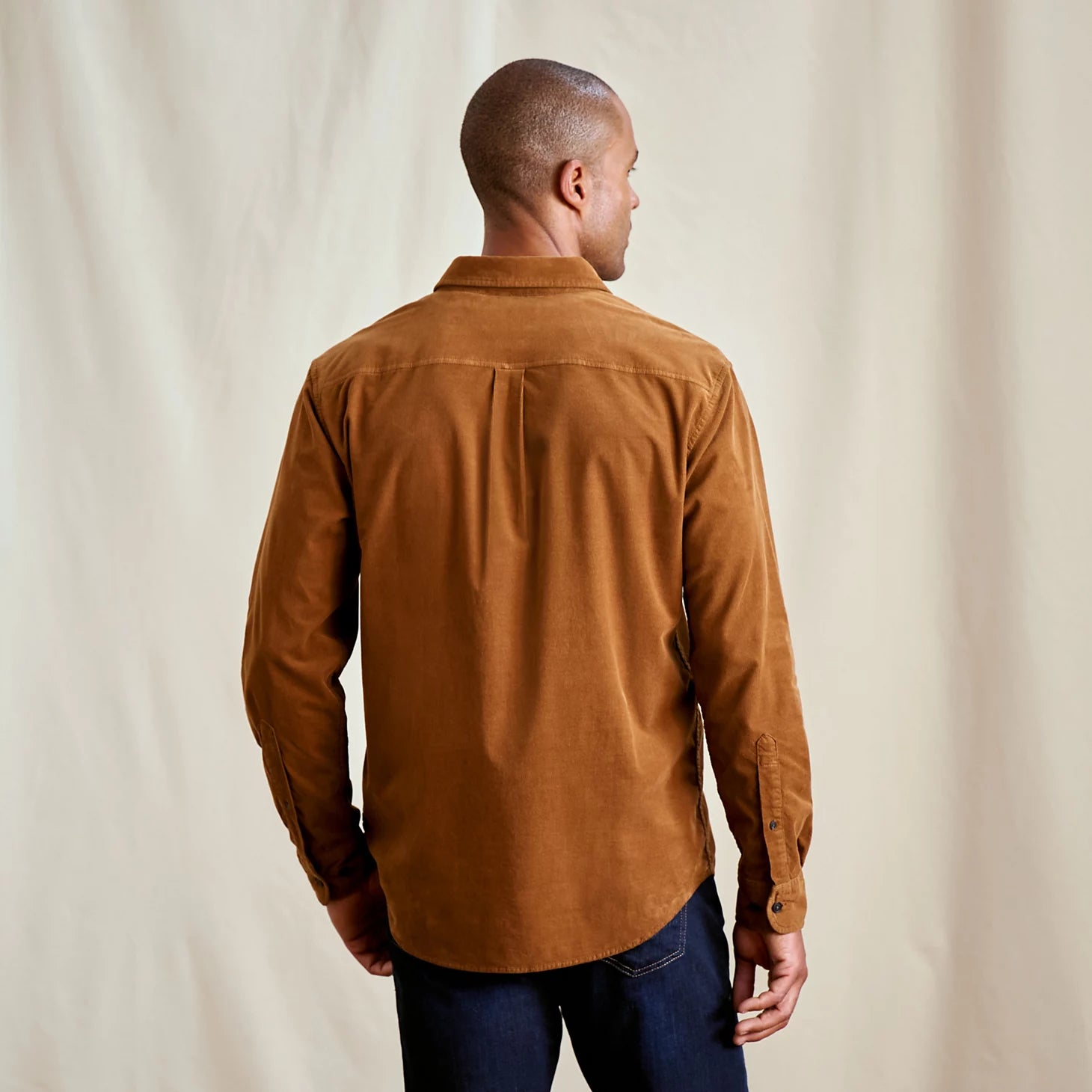 Men's Lightweight Corduroy Long-Sleeve Shirt