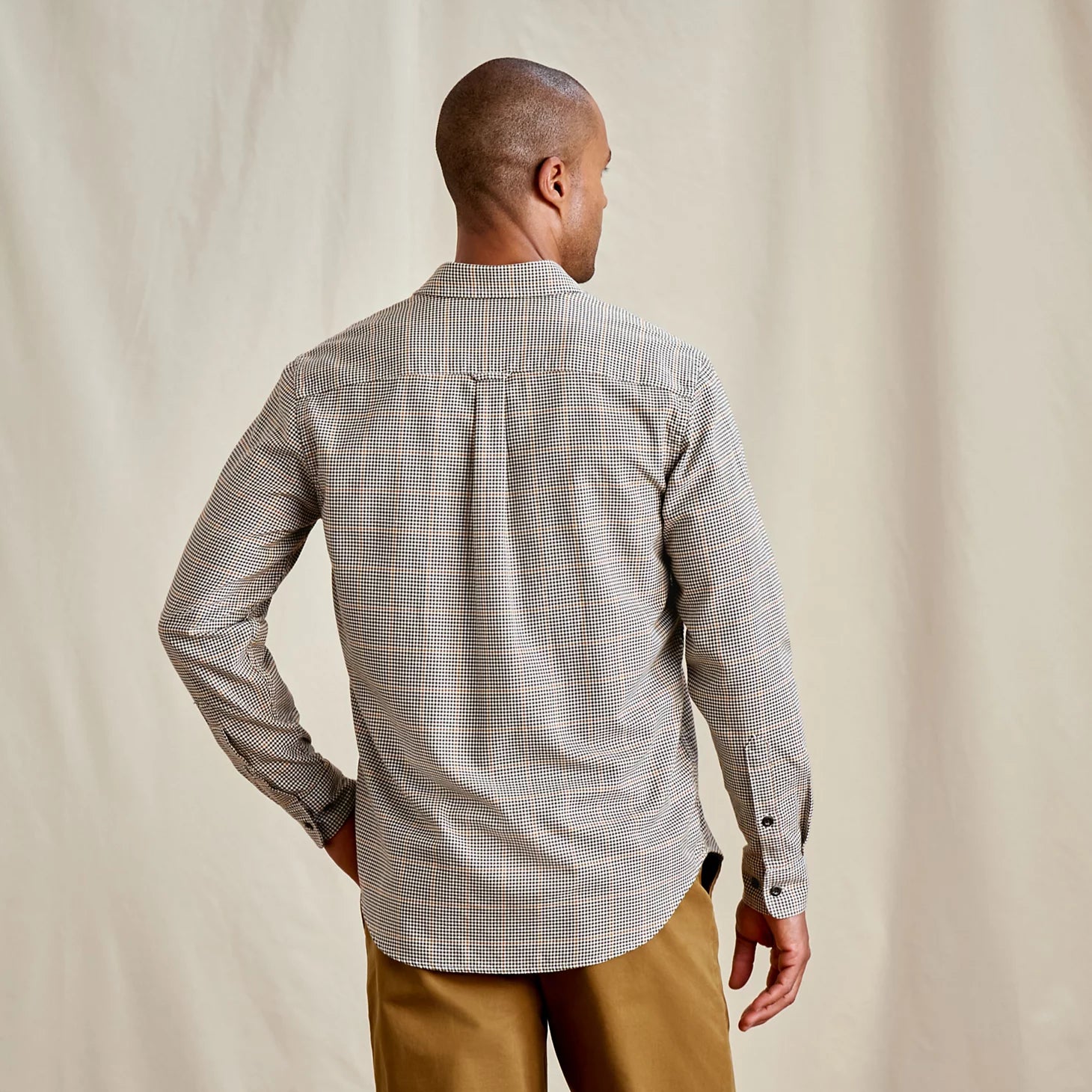 Spencer Houndstooth Pure Cotton Long-Sleeve Shirt