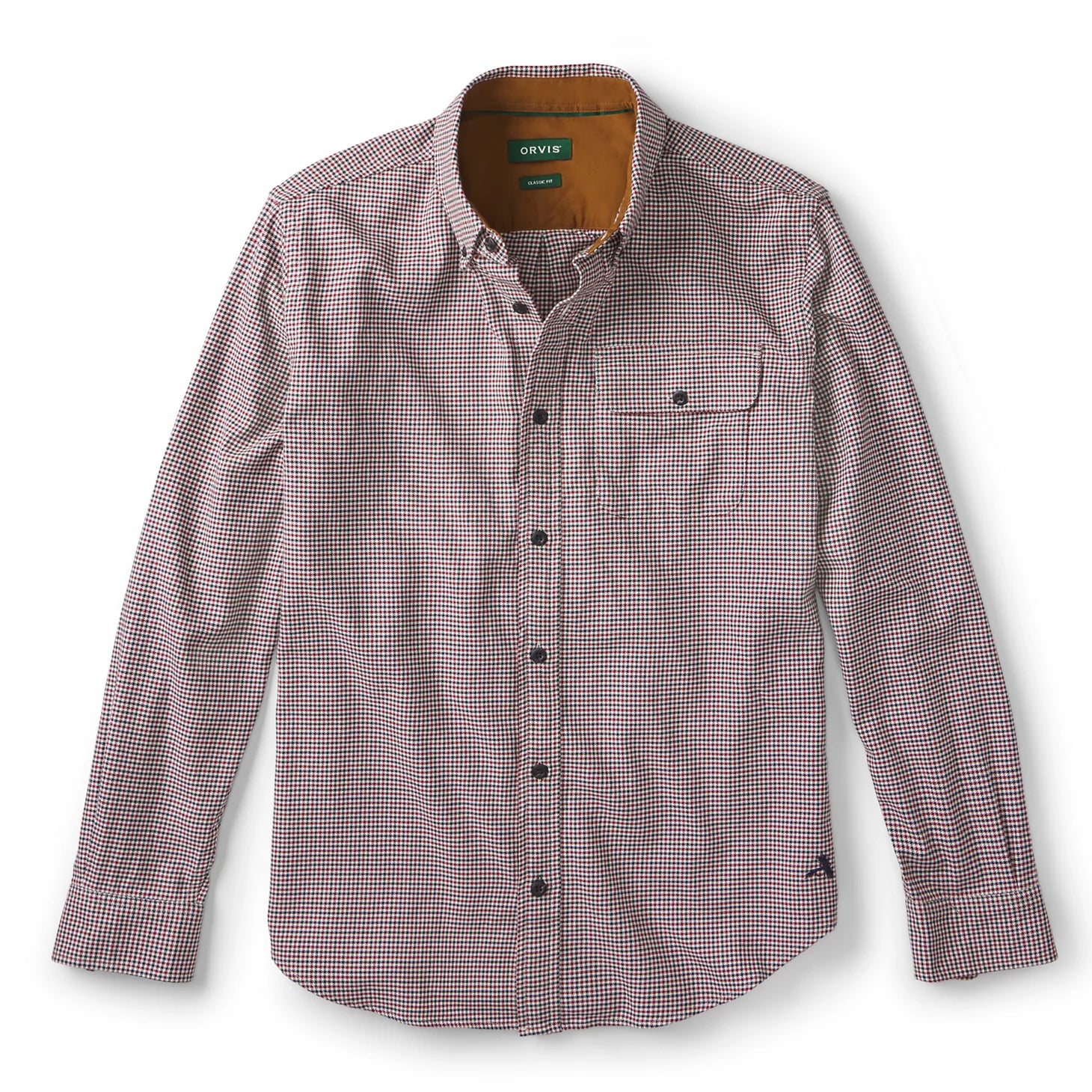 Spencer Houndstooth Pure Cotton Long-Sleeve Shirt