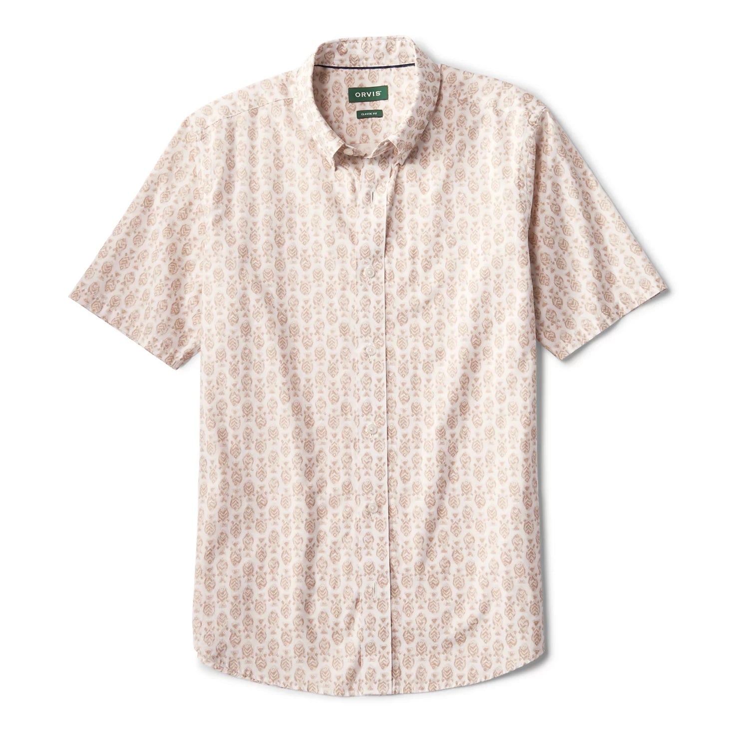 Men's Heritage Poplin Printed Short-Sleeve Shirt
