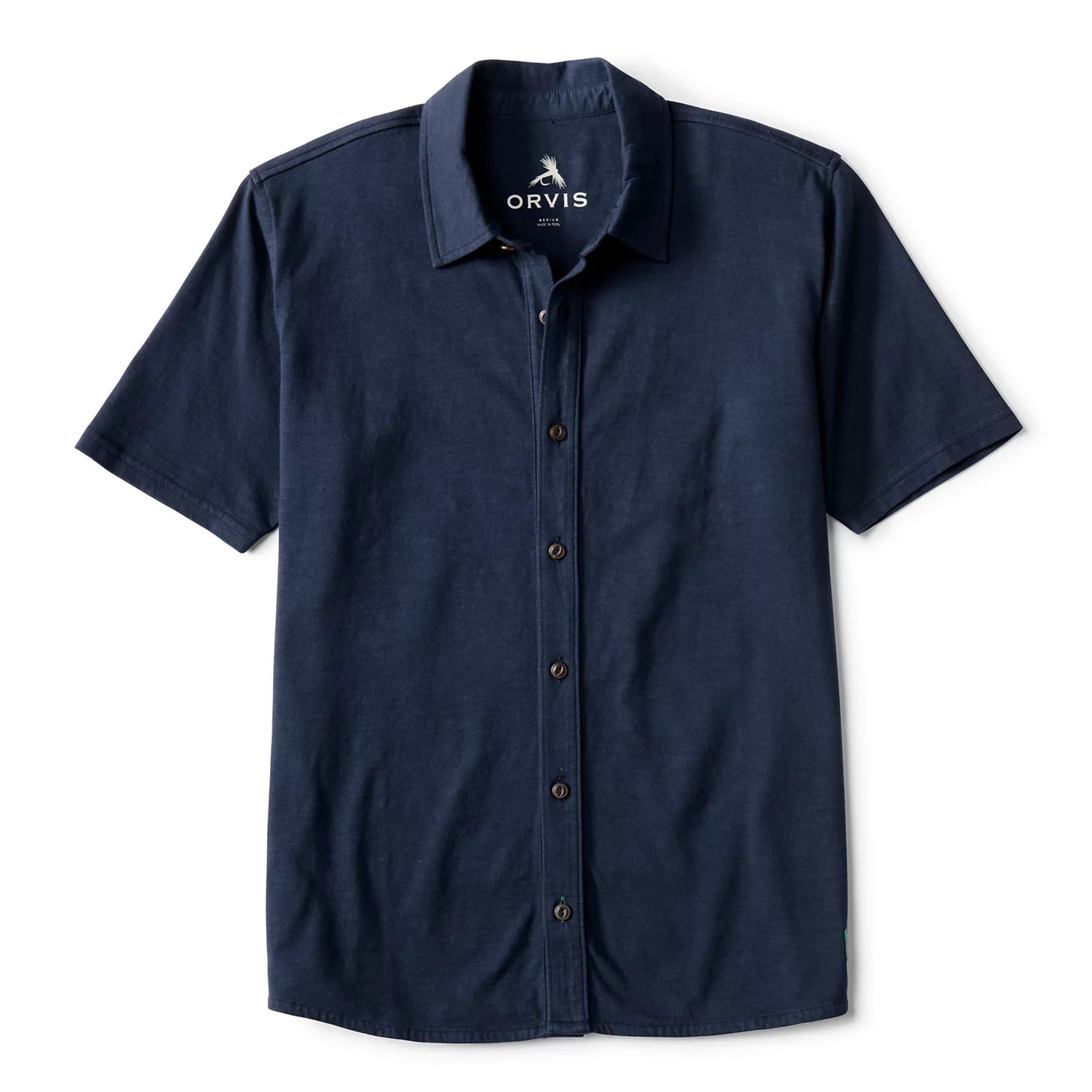 Men's Bromley Knit Button-Down Short-Sleeve Shirt