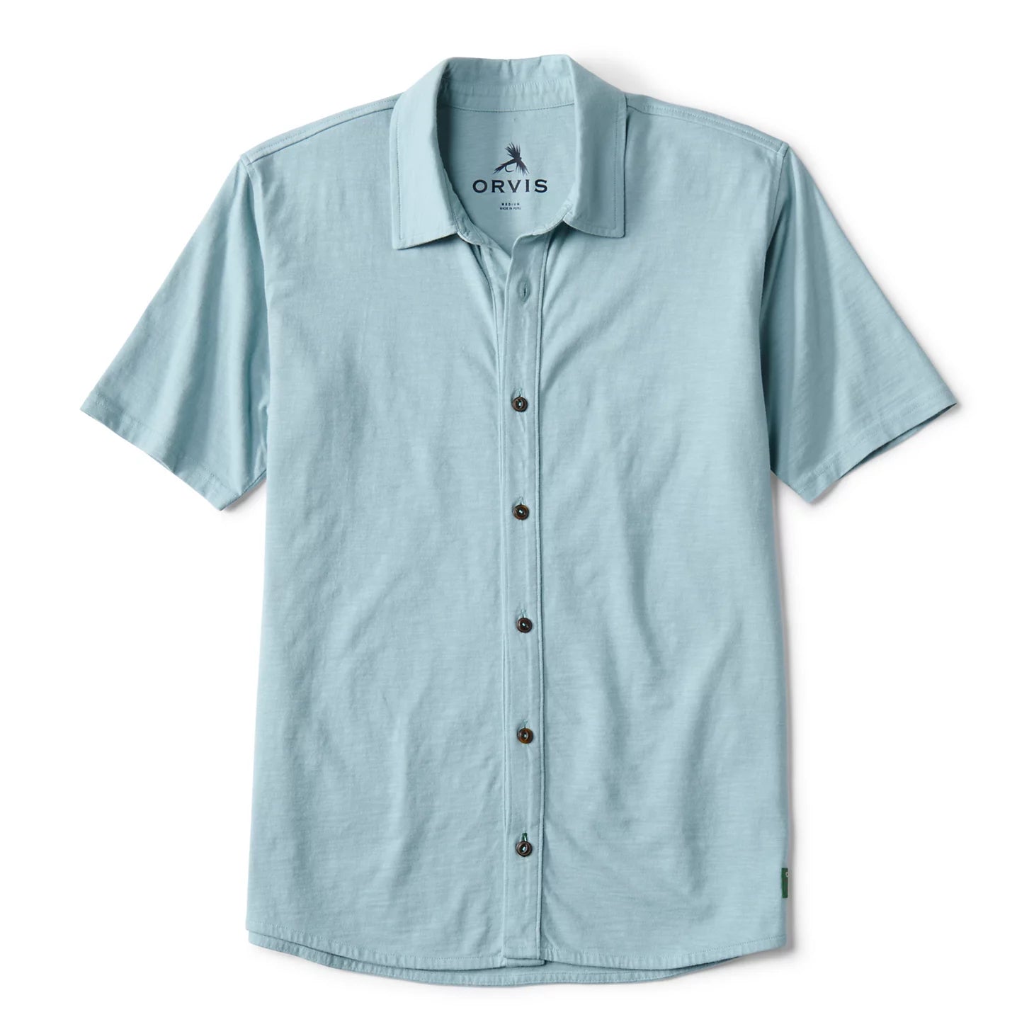 Men's Bromley Knit Button-Down Short-Sleeve Shirt