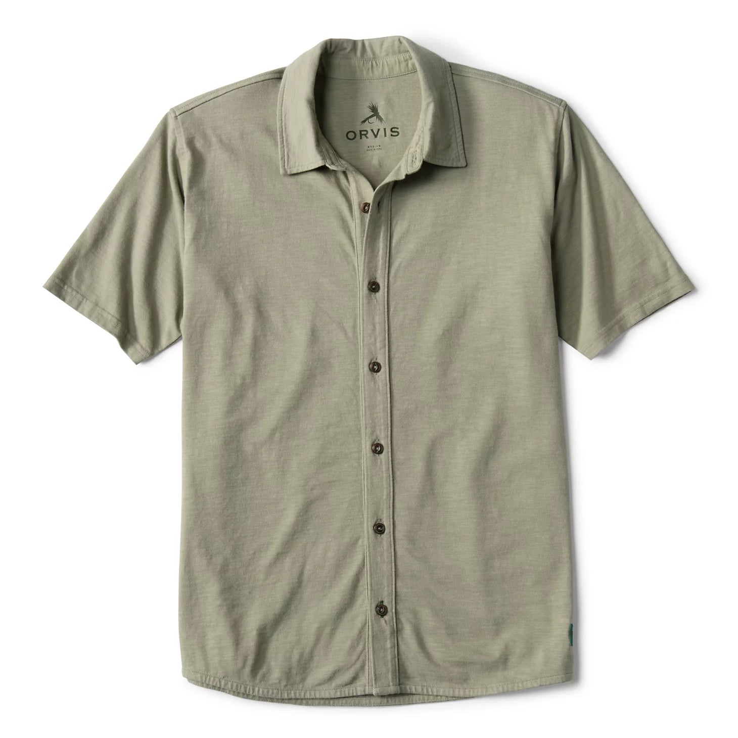 Men's Bromley Knit Button-Down Short-Sleeve Shirt