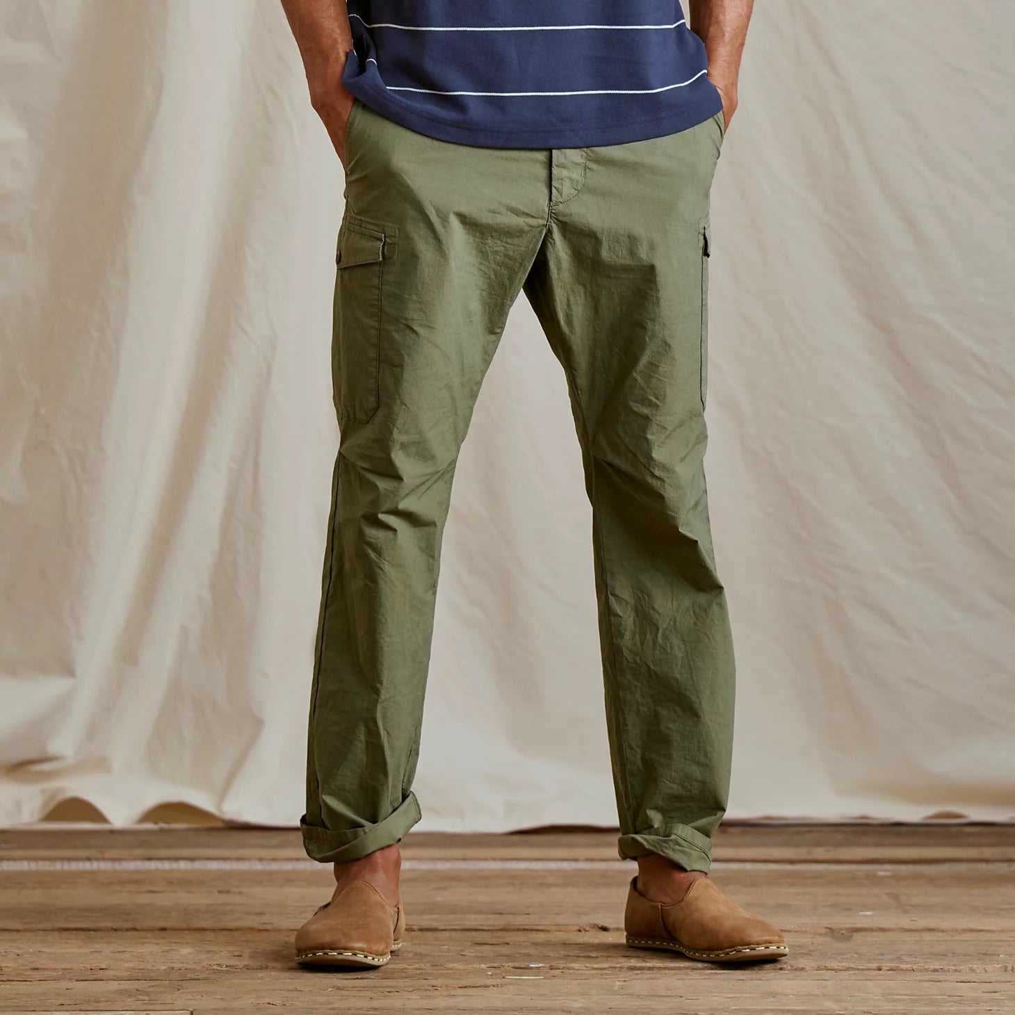 Men's 1856 Stretch Poplin Regular Fit Cargo Pants