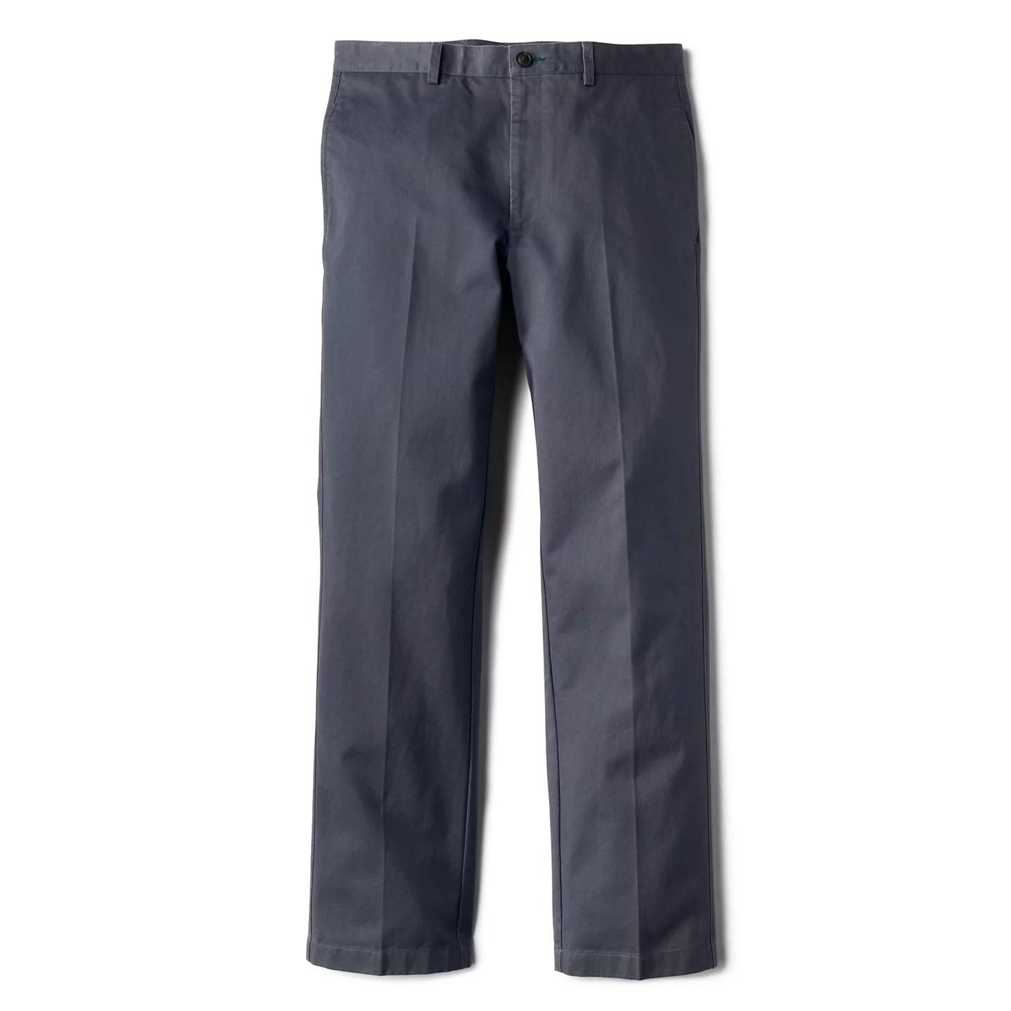 Ultimate Khakis Trim Fit Plain-Front Pants