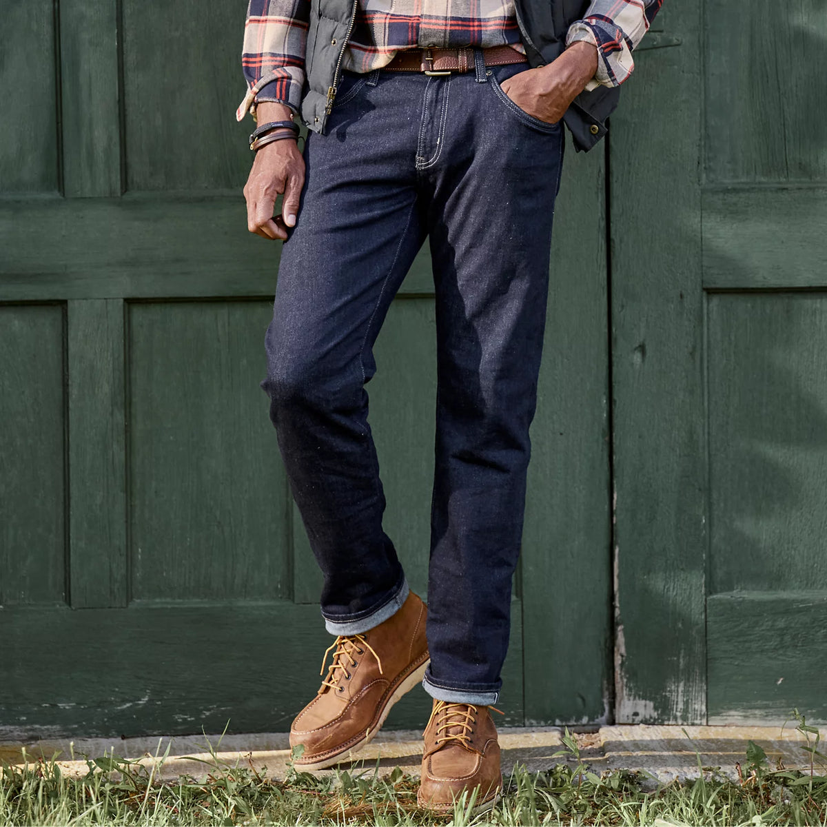 Mavi Marcus Organic Selvedge Denim Slim Straight Jeans