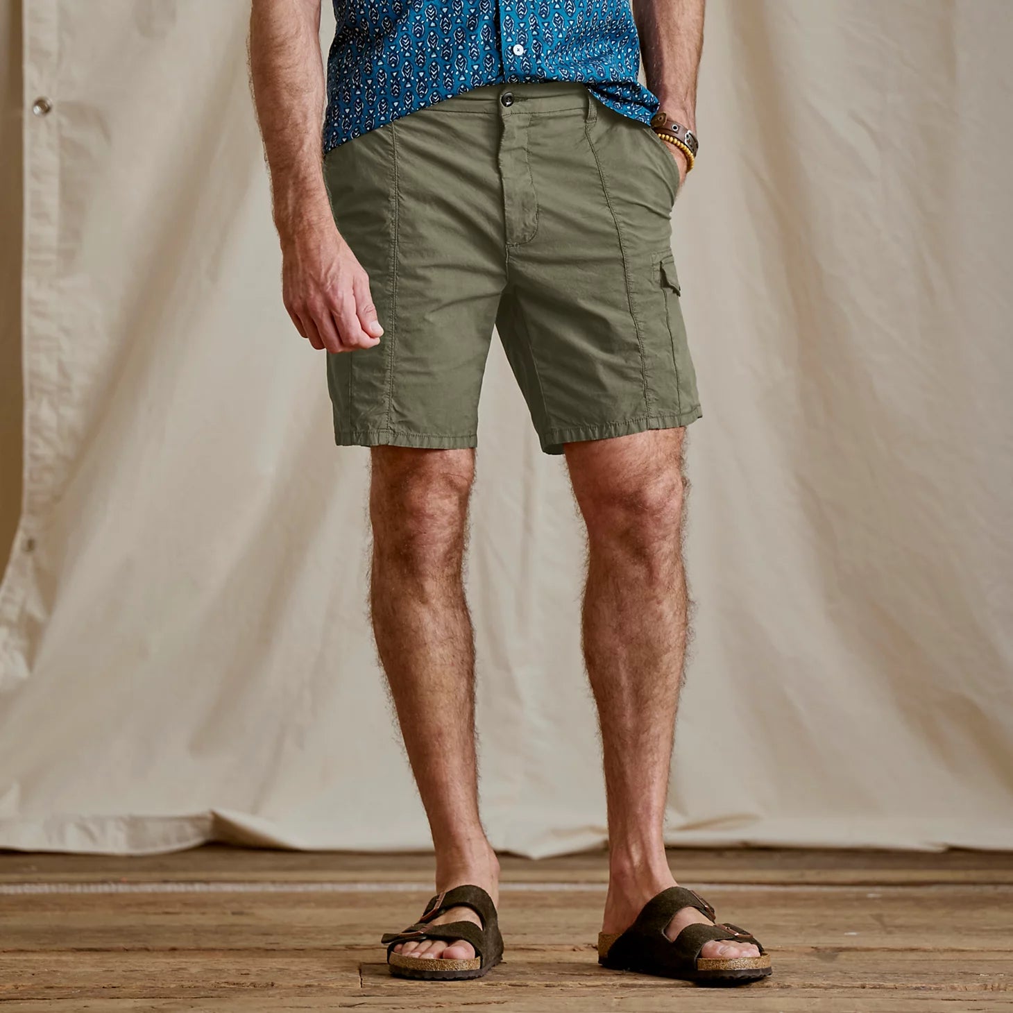 Men's 1856 Stretch Poplin Cargo Shorts