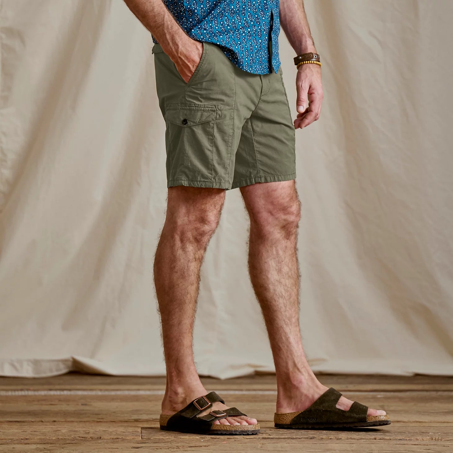 Men's 1856 Stretch Poplin Cargo Shorts