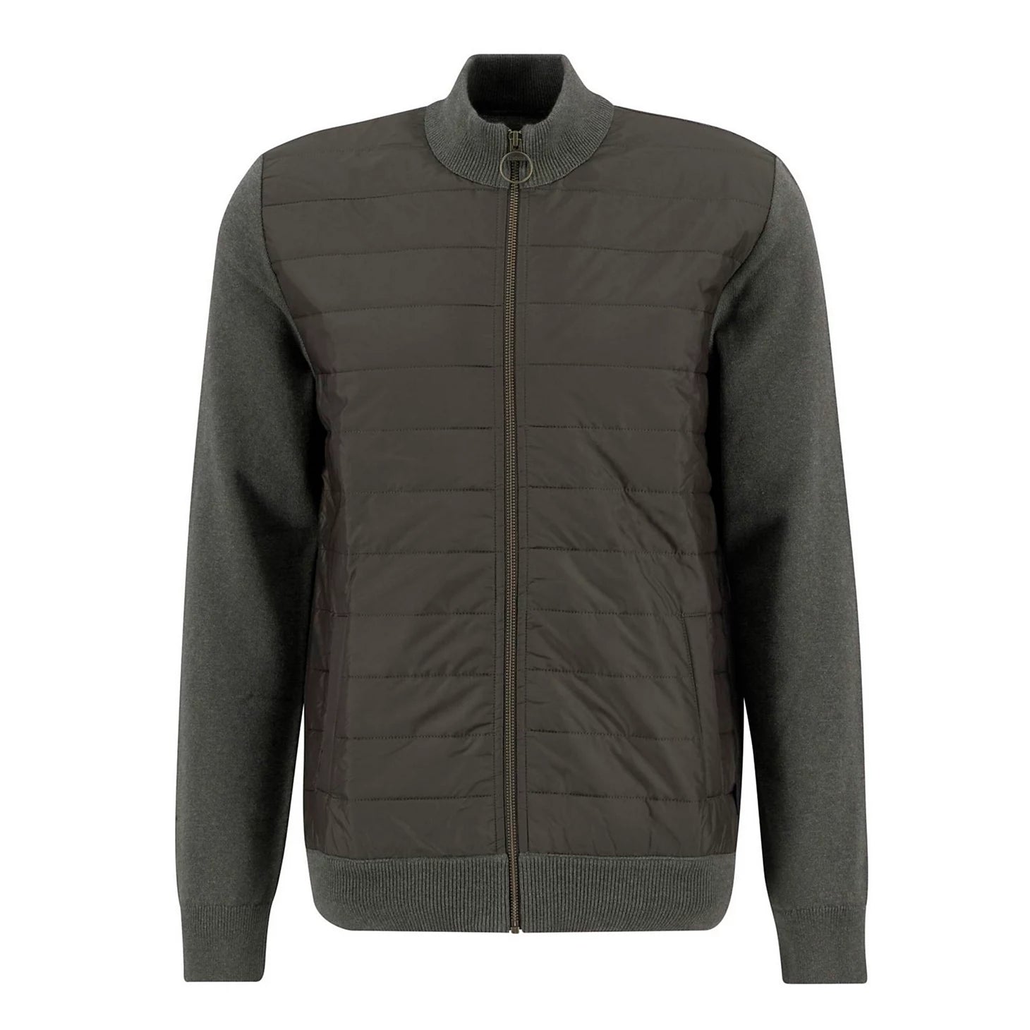 Barbour® Essential Carn Baffle Zip-Through Knitted Sweater