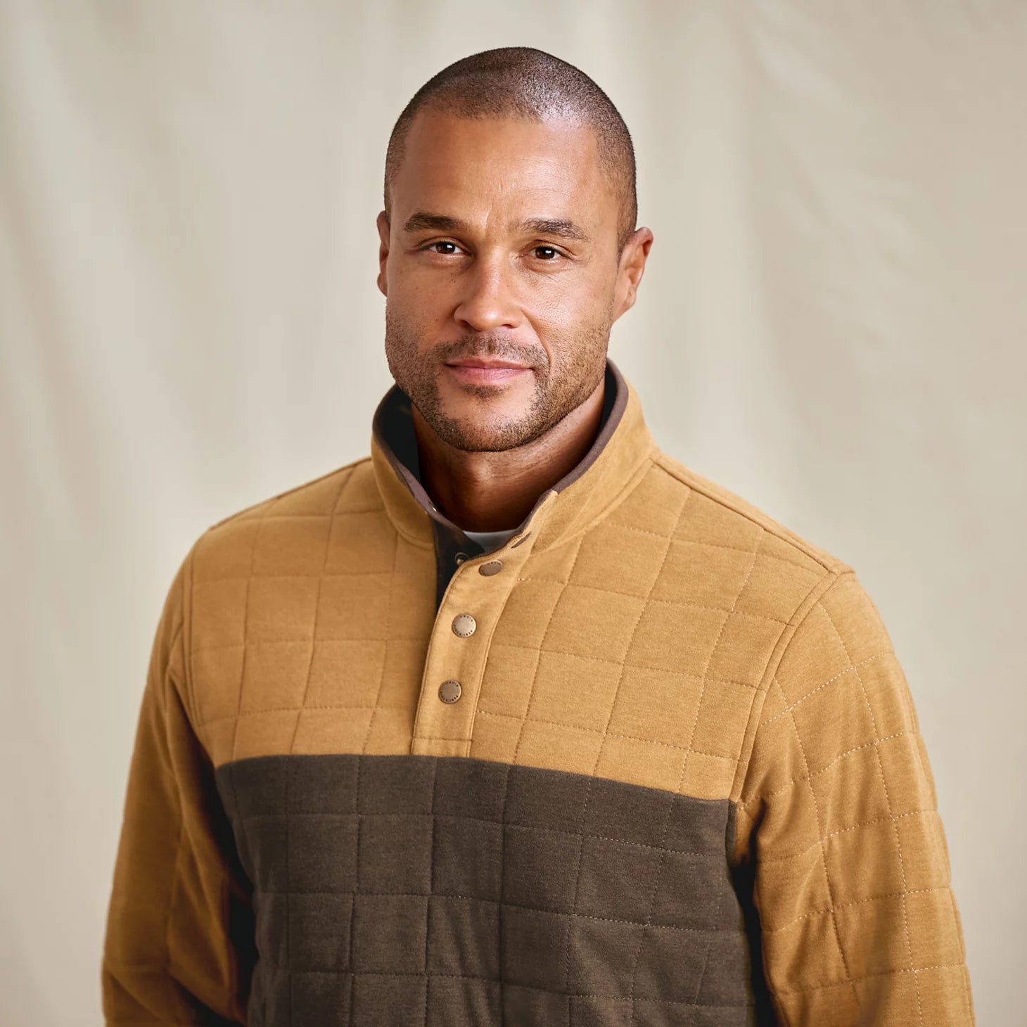 Men's Battenkill Colorblock Quilted 1/4-Snap Sweatshirt