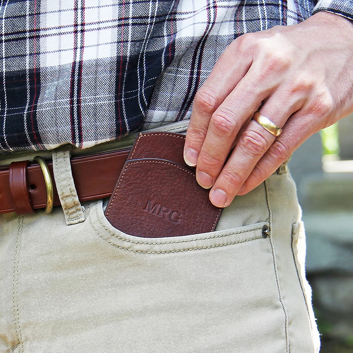Leather Front Pocket Wallet