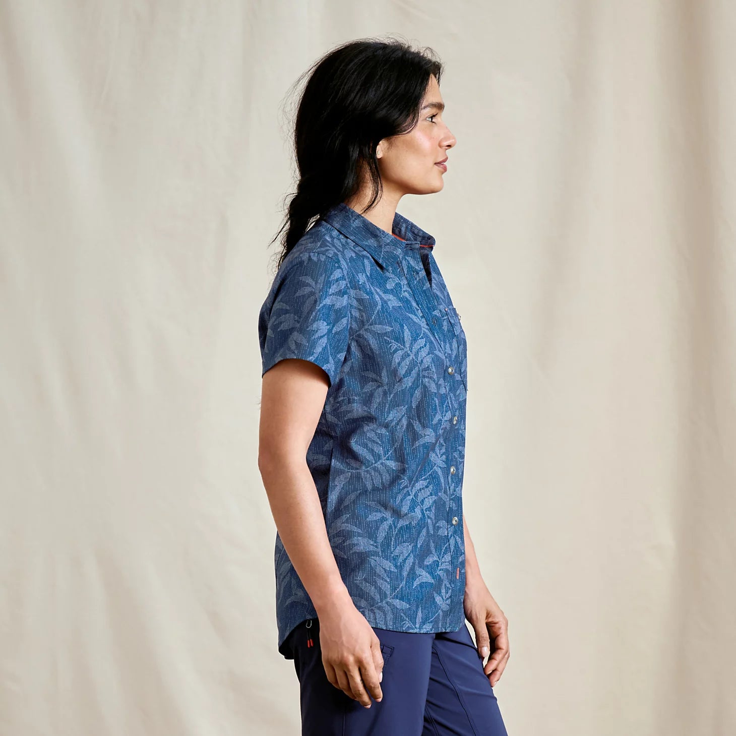 Women's Tech Chambray Short-Sleeve Work Shirt