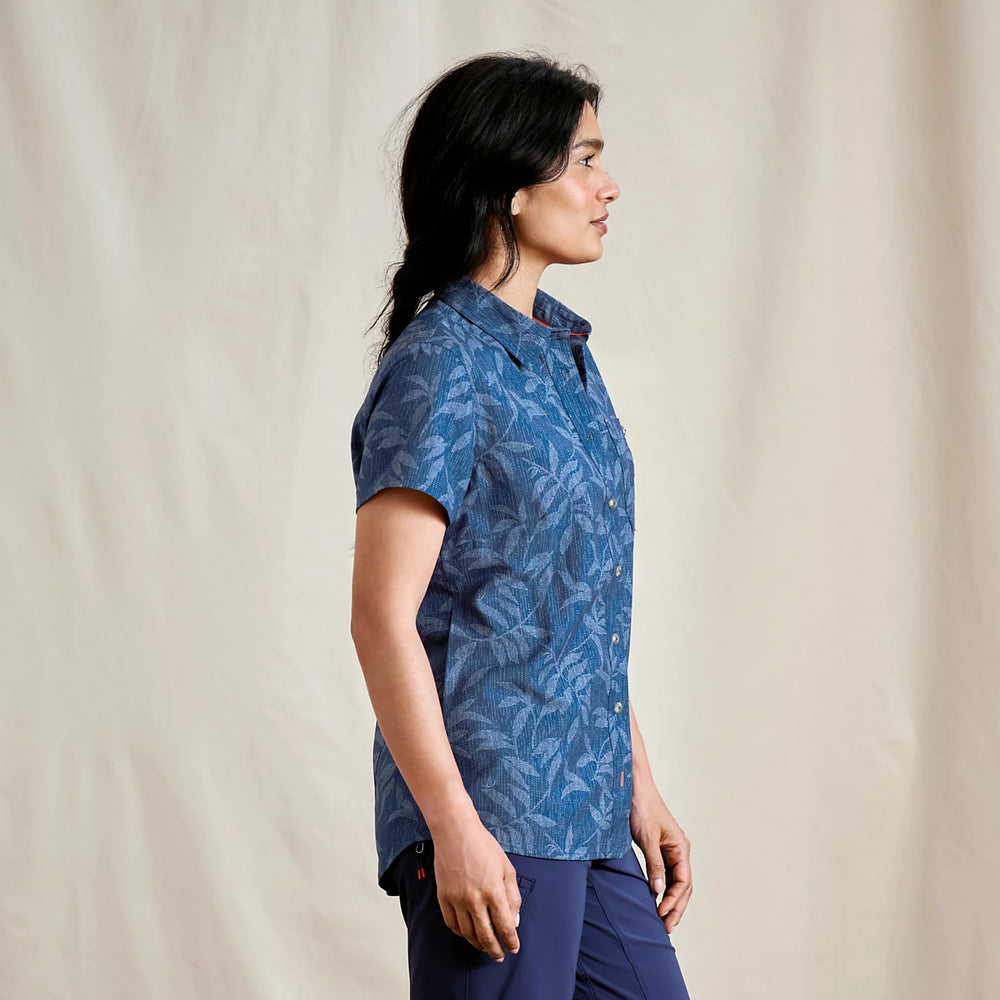 Women's Tech Chambray Short-Sleeve Work Shirt