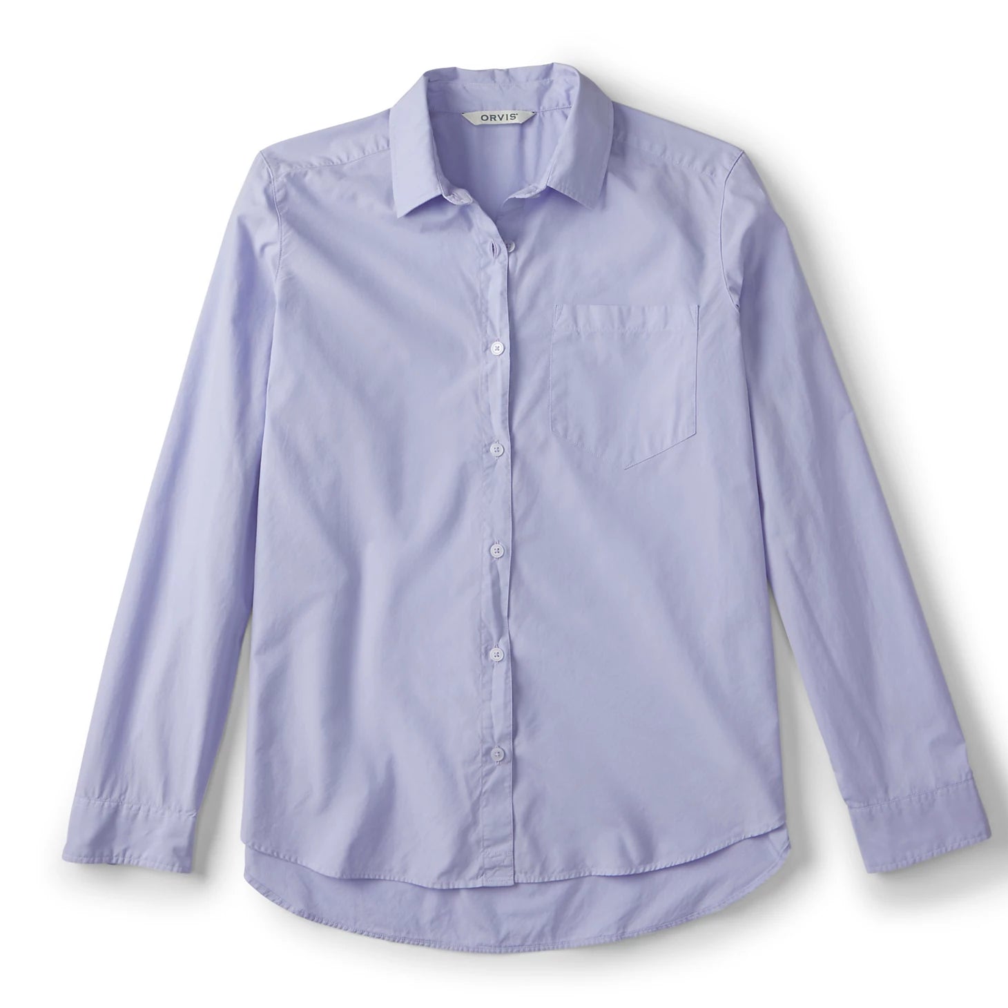 Women's Heritage Poplin Garment-Dyed Long-Sleeve Shirt