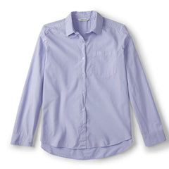 Women's Heritage Poplin Garment-Dyed Long-Sleeve Shirt