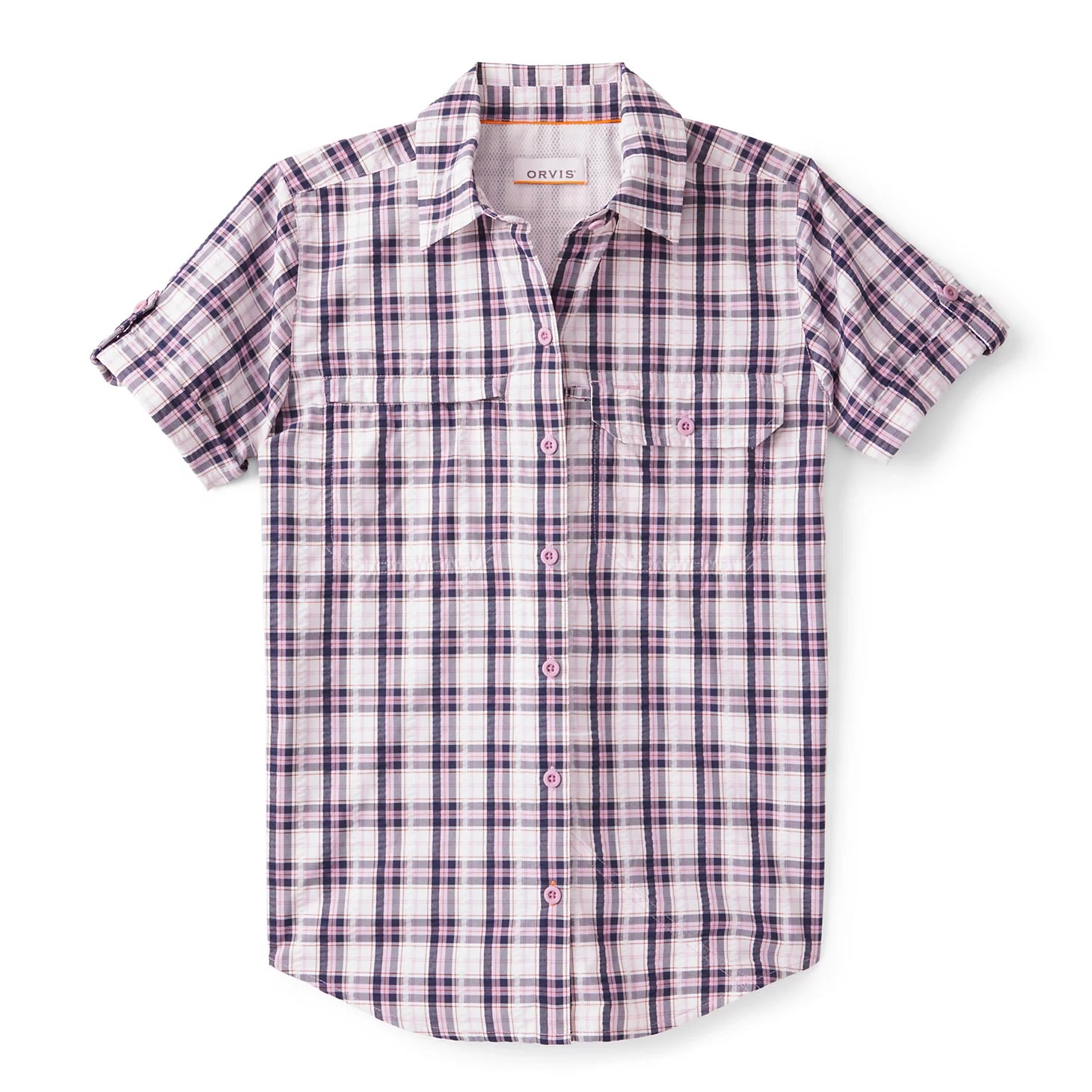 Women's Open Air Caster Plaid Short-Sleeve Shirt