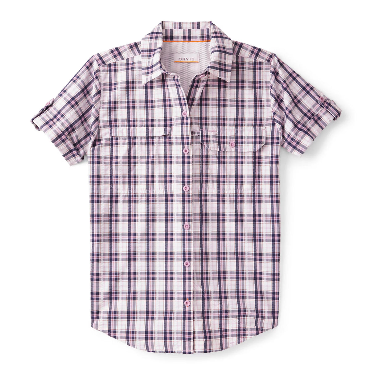 Women's Open Air Caster Plaid Short-Sleeve Shirt