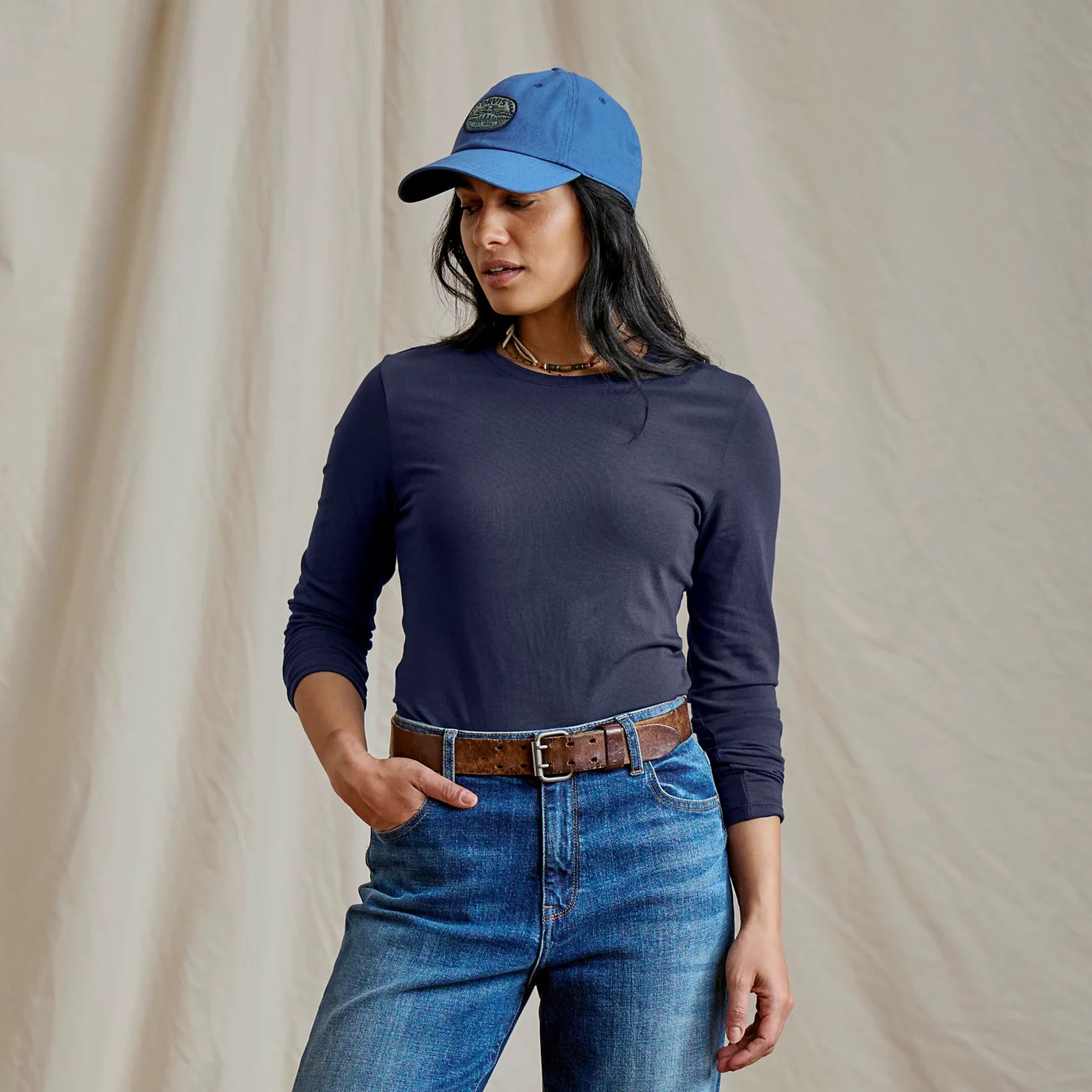 Perfect Long-Sleeve Crew