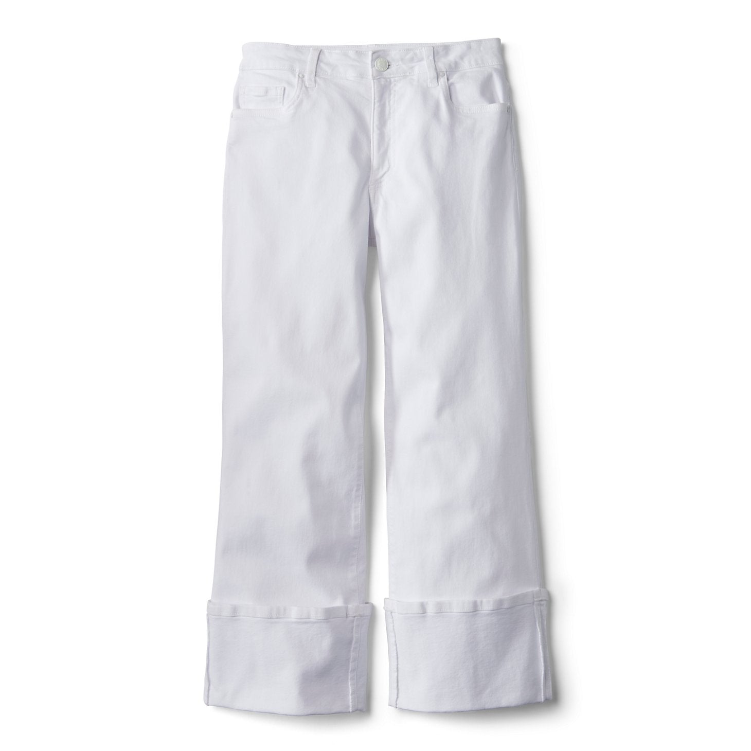 Kut from the Kloth® Charlotte High-Rise Wide-Leg Cuffed Jeans