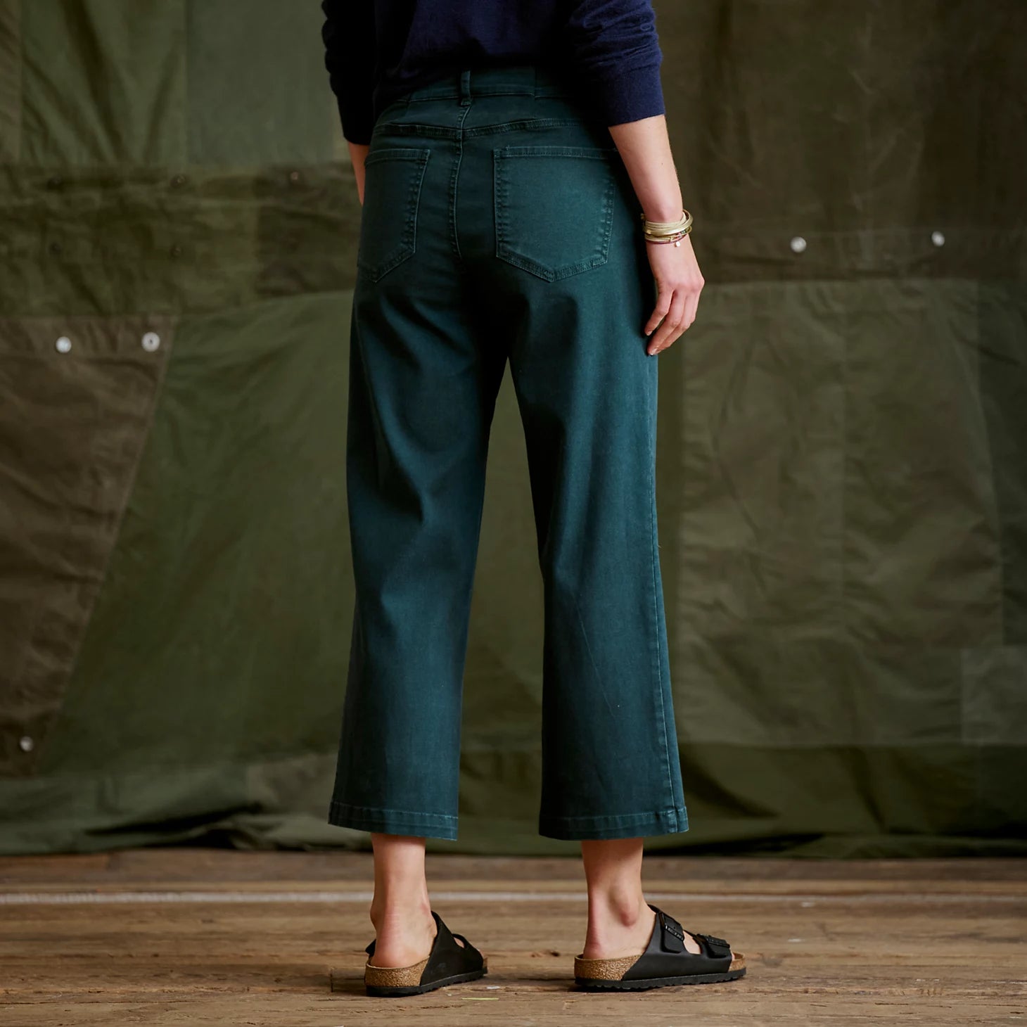 Kut from the Kloth® Charlotte Twill High-Rise Wide-Leg Jeans