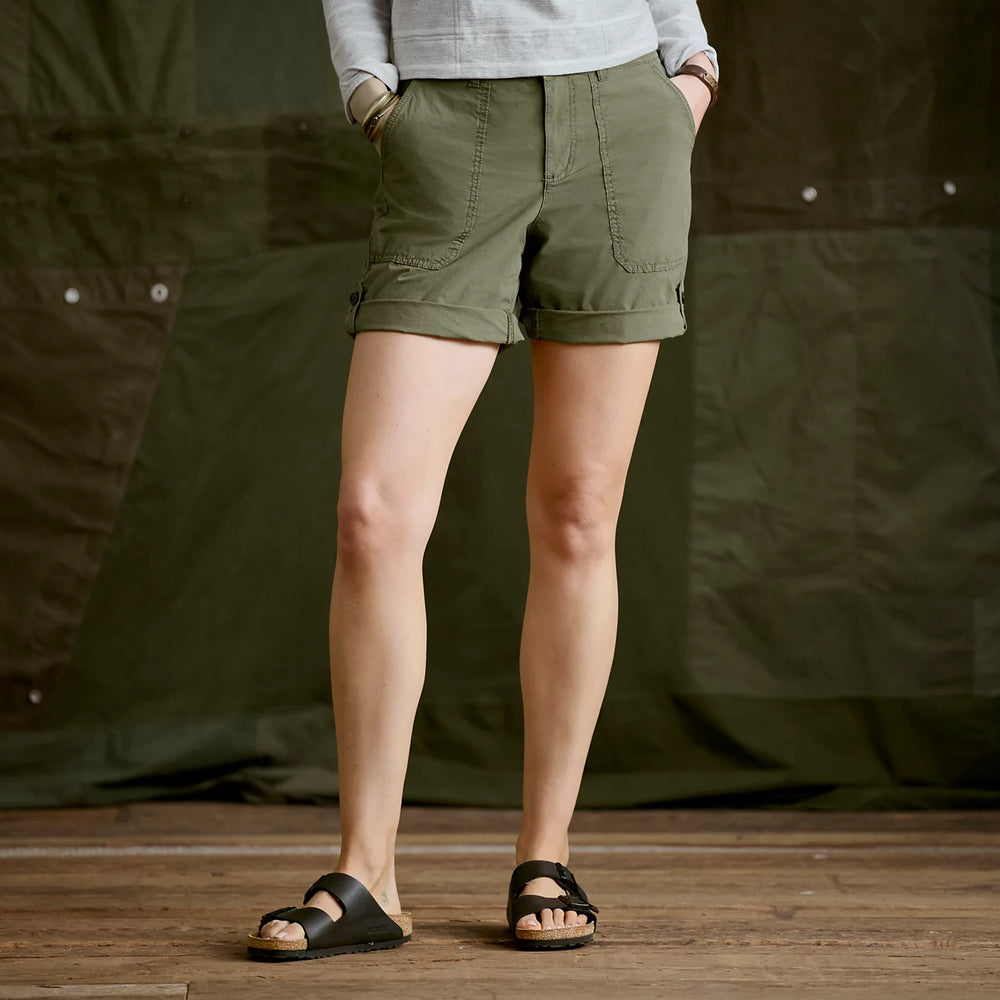 Women's 1856 Stretch Poplin 9" Utility Shorts