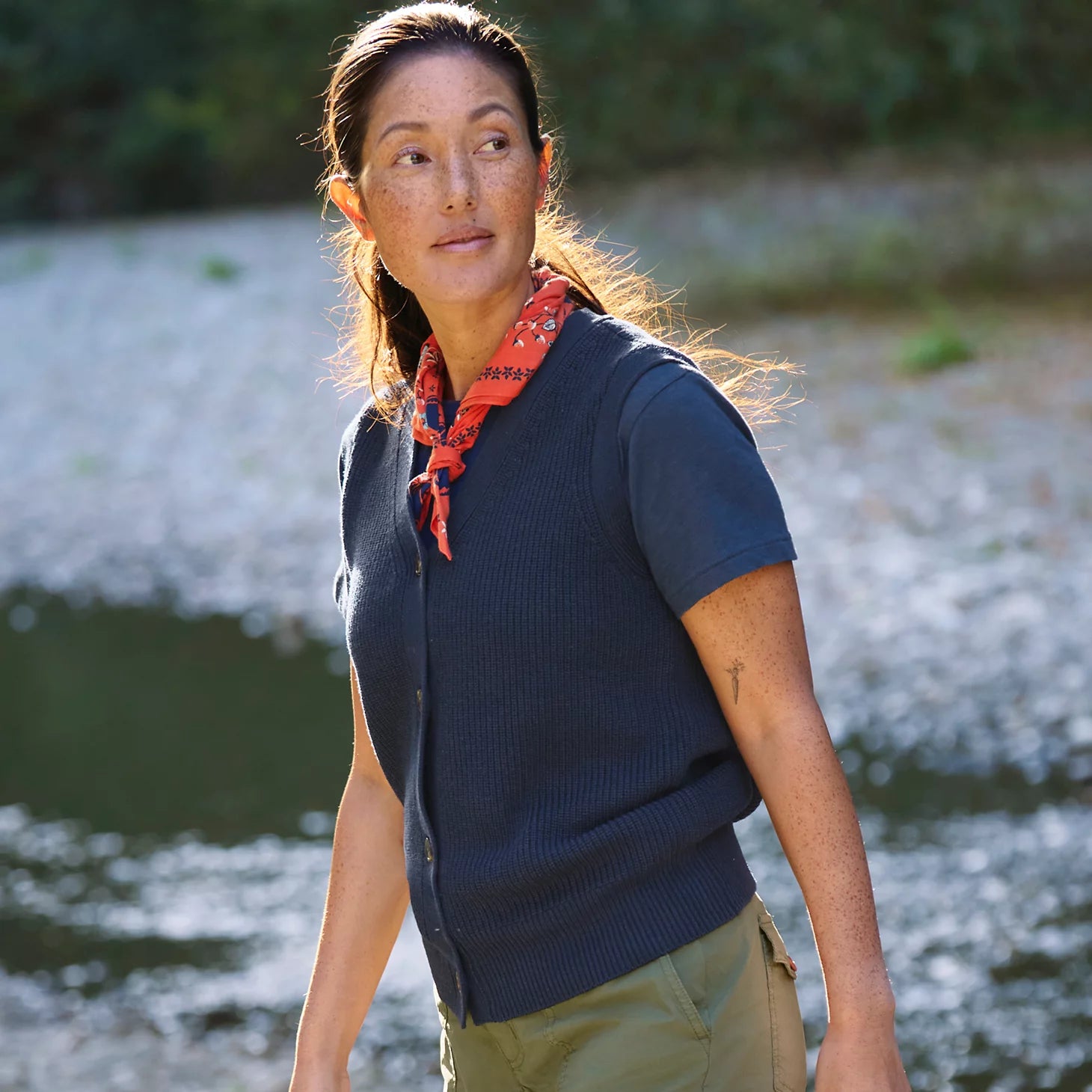 Ribbed Sweater Vest