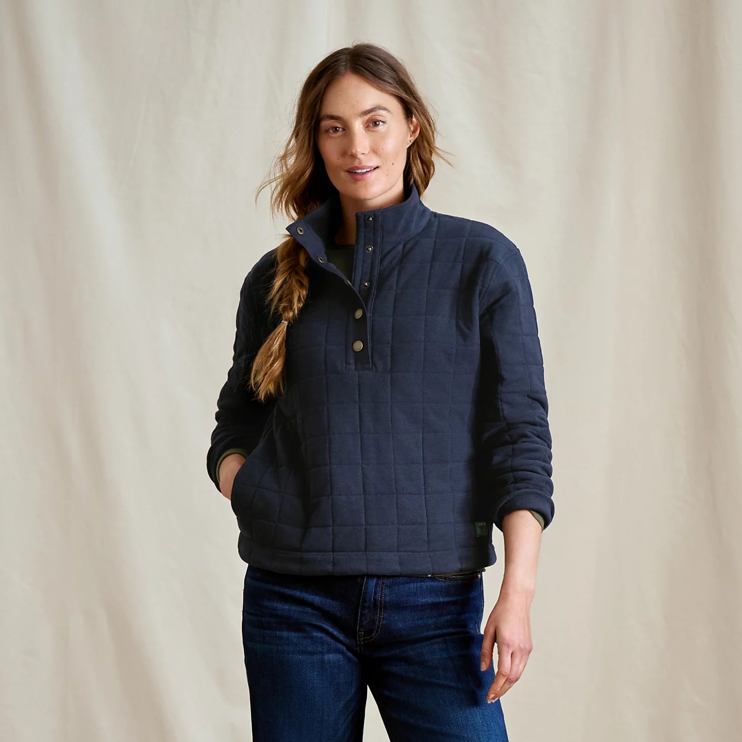 Women's Battenkill Quilted 1/2-Snap Sweatshirt