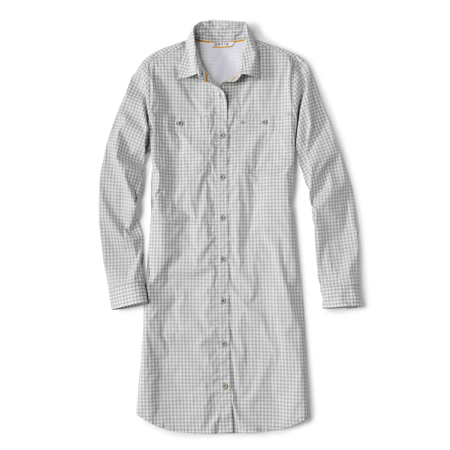 River Guide Plaid Shirt Dress
