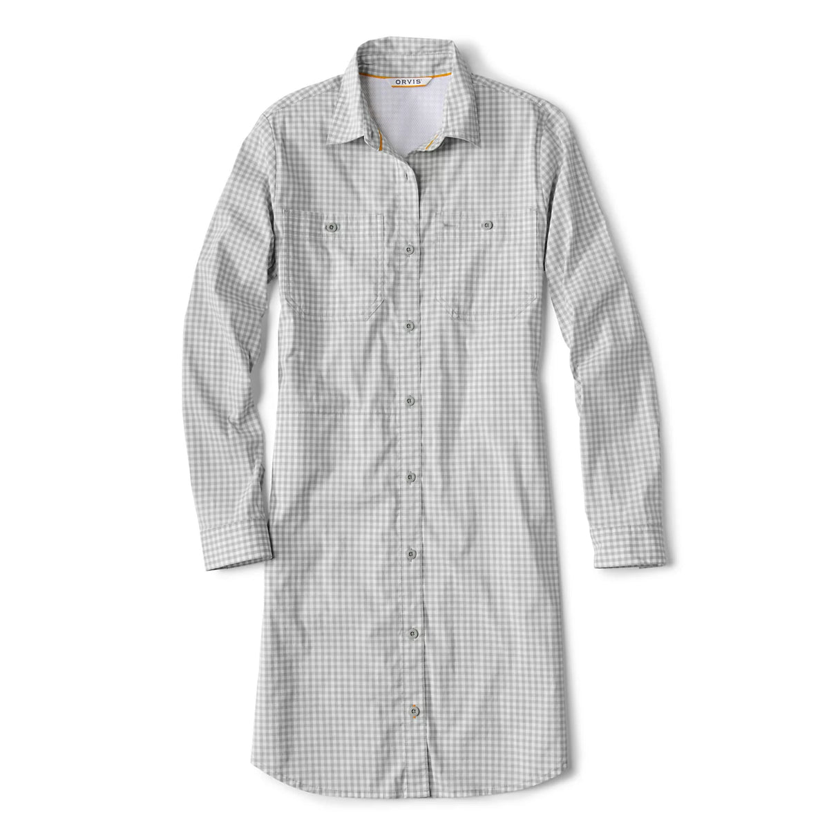 River Guide Plaid Shirt Dress